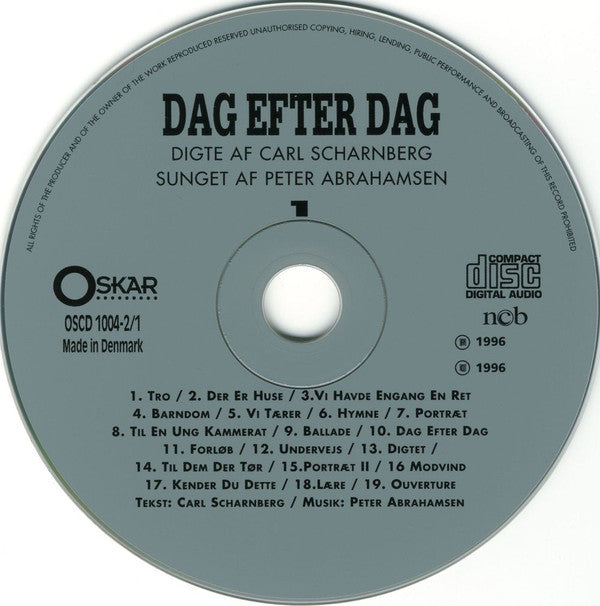 Peter Abrahamsen : Dag Efter Dag (2xCD, Comp)