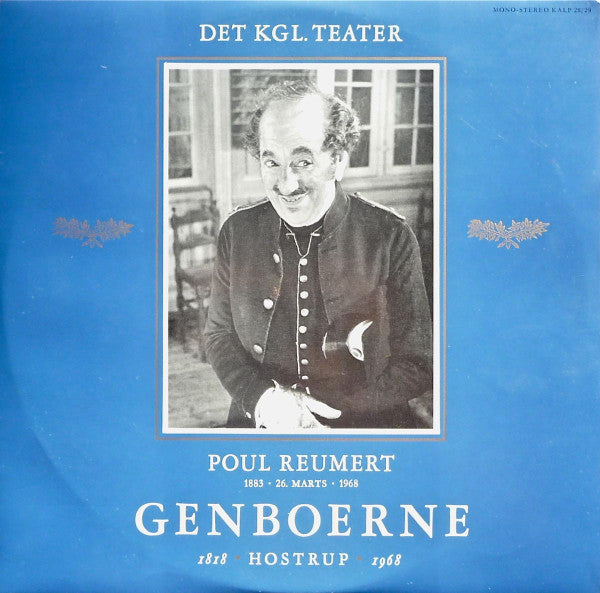 Poul Reumert, Jens Chr. Hostrup : Genboerne (2xLP)