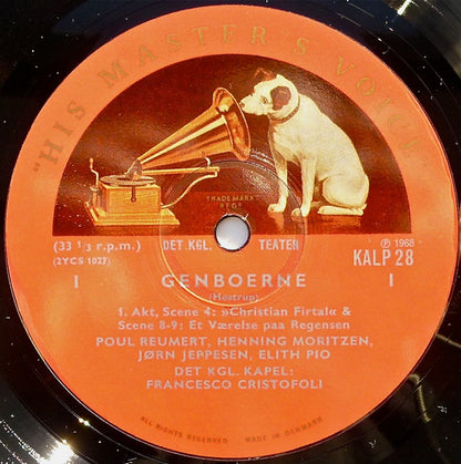 Poul Reumert, Jens Chr. Hostrup : Genboerne (2xLP)