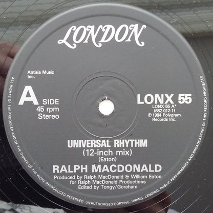 Ralph MacDonald : Universal Rhythm (12", Single)