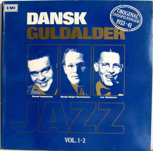 Various : Dansk Guldalder Jazz Vol. 1-2 (2xLP, Comp, Mono, Gat)