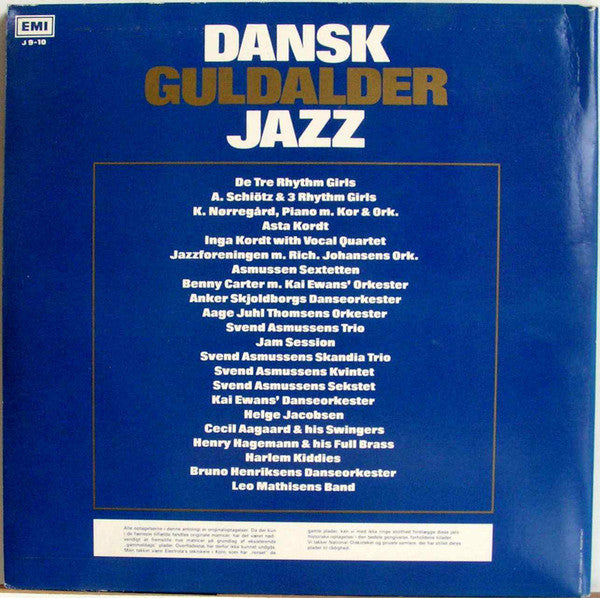 Various : Dansk Guldalder Jazz Vol. 1-2 (2xLP, Comp, Mono, Gat)