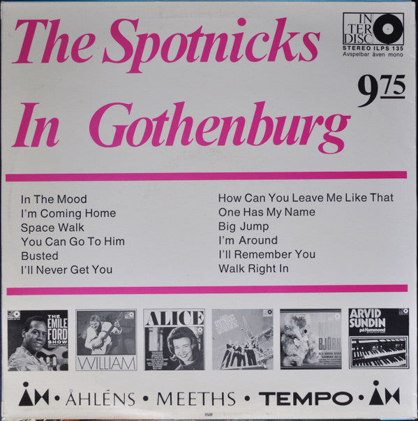 The Spotnicks : At Home In Gothenburg (LP)