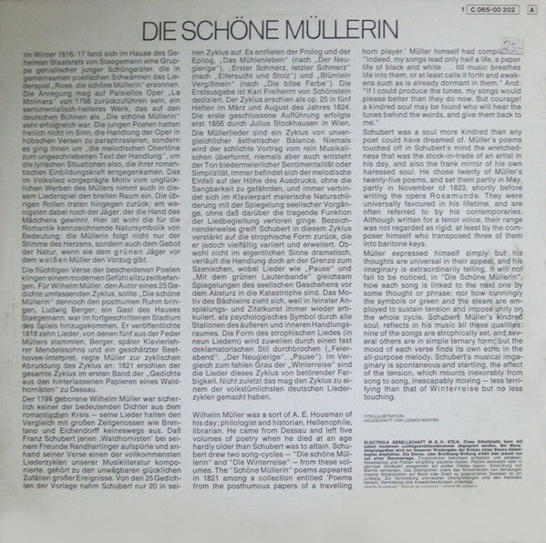 Franz Schubert - Dietrich Fischer-Dieskau, Gerald Moore : Die Schöne Müllerin D 795 (LP, Gat)