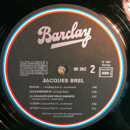 Jacques Brel : La Chanson Des Vieux Amants 2 (LP, Album, RE)