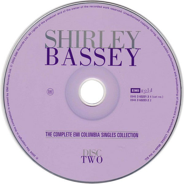 Shirley Bassey : The Complete EMI Columbia Singles Collection (2xCD, Comp, RM)