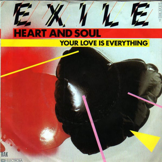 Exile (7) : Heart And Soul (7", Single)