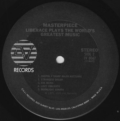 Liberace : Masterpiece: Liberace Plays The World's Greatest Music (LP, Album)