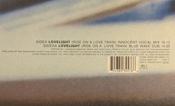 Jayn Hanna : Lovelight (Ride On A Love Train) Blue Amazon Remixes (12")