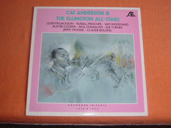 Cat Anderson, The Ellington All Stars : Recorded In Paris 1958 & 1964 (LP, Album, Comp)