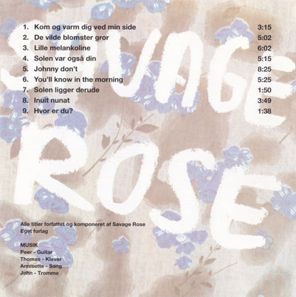 Savage Rose : Solen Var Også Din (CD, Album, RE)