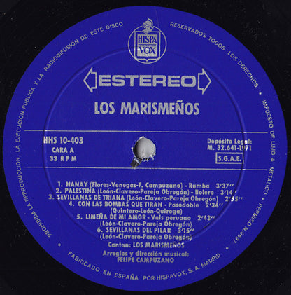 Los Marismeños : Los Marismeños (LP, Album)