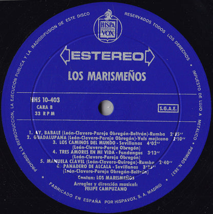 Los Marismeños : Los Marismeños (LP, Album)