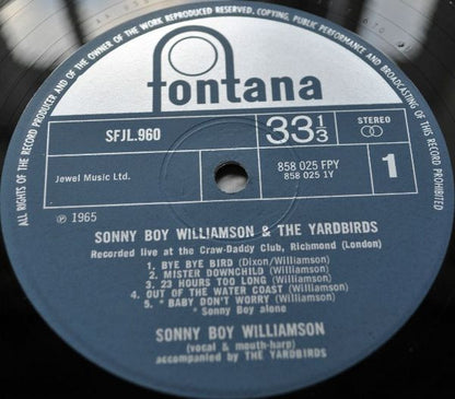 Sonny Boy Williamson (2) & The Yardbirds : Sonny Boy Williamson & The Yardbirds (LP, Album, RP)