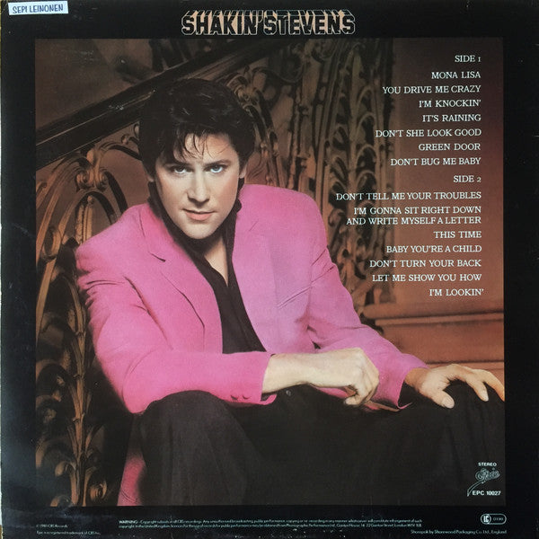 Shakin' Stevens : Shaky (LP, Album)