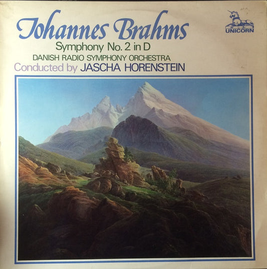 Johannes Brahms, Danmarks Radios Symfoniorkester Conducted By Jascha Horenstein : Symphony No. 2 In D (LP)