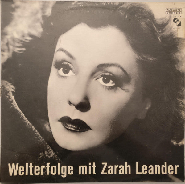 Zarah Leander : Welterfolge Mit Zarah Leander (LP, Comp)