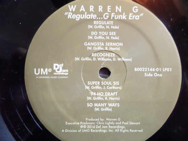 Warren G : Regulate... G Funk Era (LP, Album, RE + 12" + 20t)