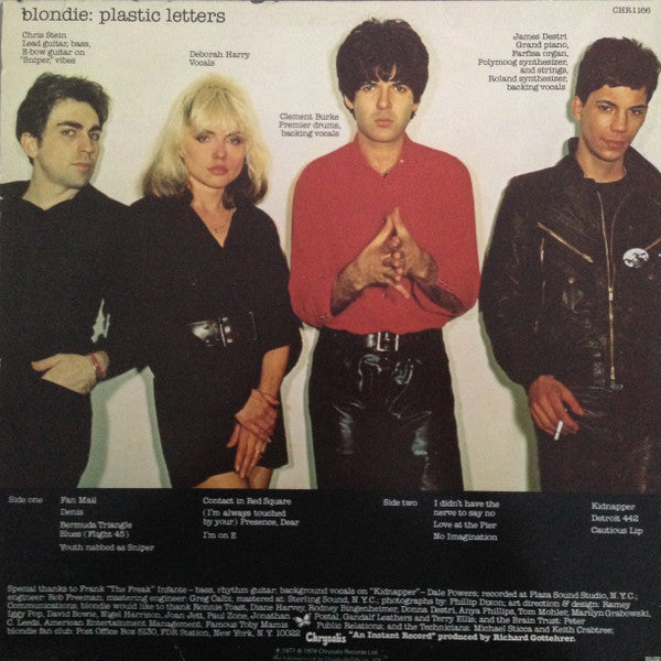 Blondie : Plastic Letters (LP, Album)