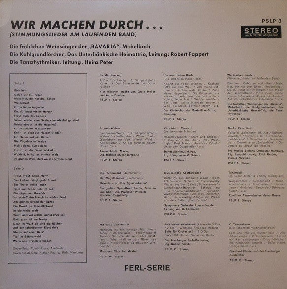 Various : Wir Machen Durch... (Stimmungslieder Am Laufenden Band) (LP, Album, Mixed)