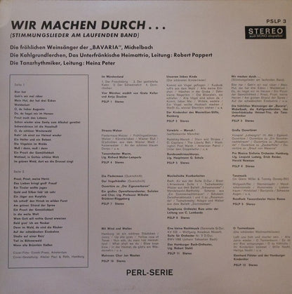 Various : Wir Machen Durch... (Stimmungslieder Am Laufenden Band) (LP, Album, Mixed)