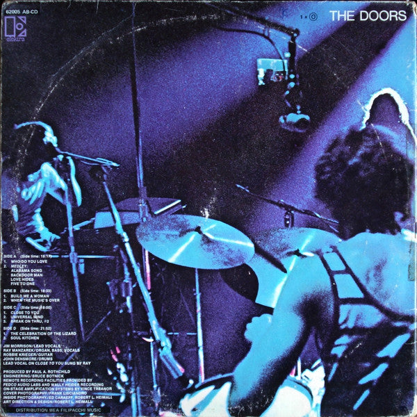 The Doors : Absolutely Live (2xLP, Album, RE)