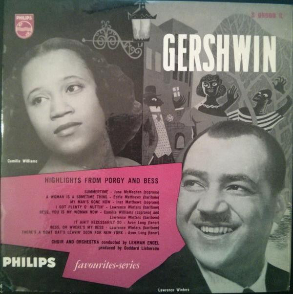 George Gershwin / Camilla Williams, Lawrence Winters : Highlights From Porgy And Bess (10", Mono)