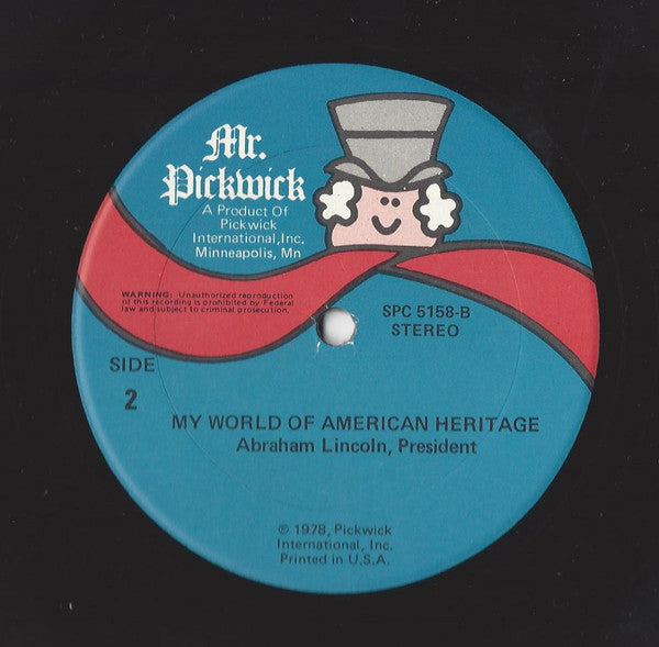 Various : My American Heritage-Abraham Lincoln (LP, Album)