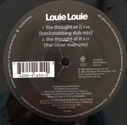 Louie Louie (2) : The Thought Of It (12")