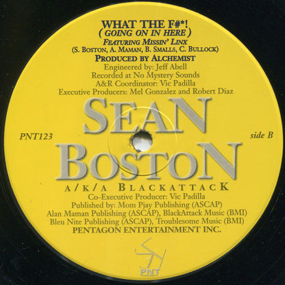 Sean Boston a/k/a Black Attack : My Word (12")