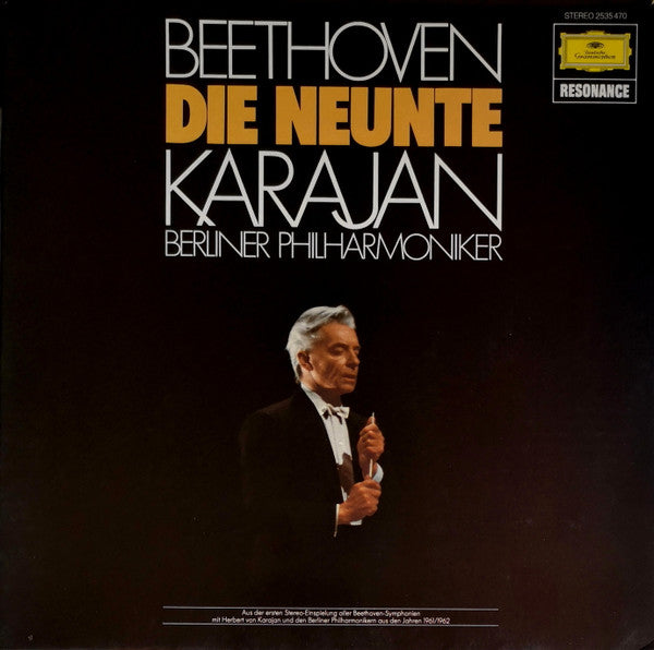 Ludwig van Beethoven, Herbert von Karajan, Berliner Philharmoniker : Die Neunte (LP, Album, RE, Gat)