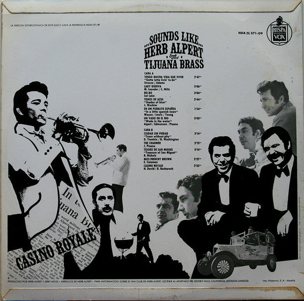 Herb Alpert & The Tijuana Brass : Sounds Like...Herb Alpert & The Tijuana Brass (LP, Album)