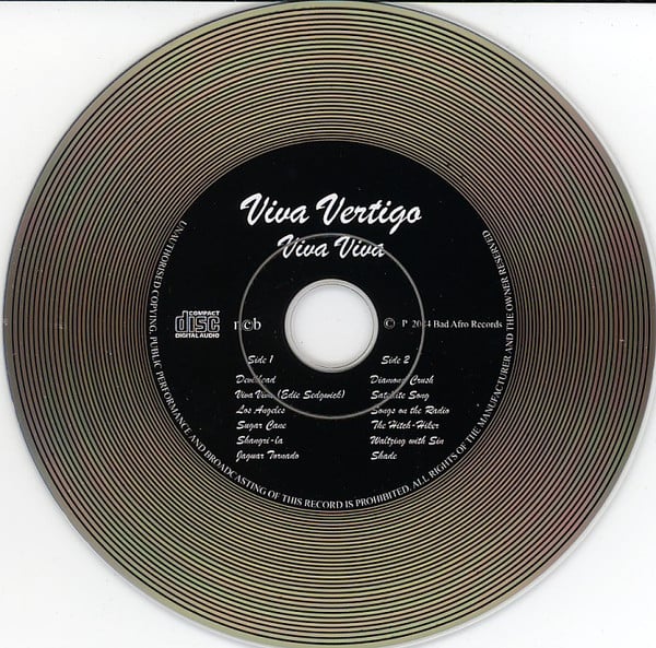 Viva Vertigo : Viva Viva (CD, Album, Promo)