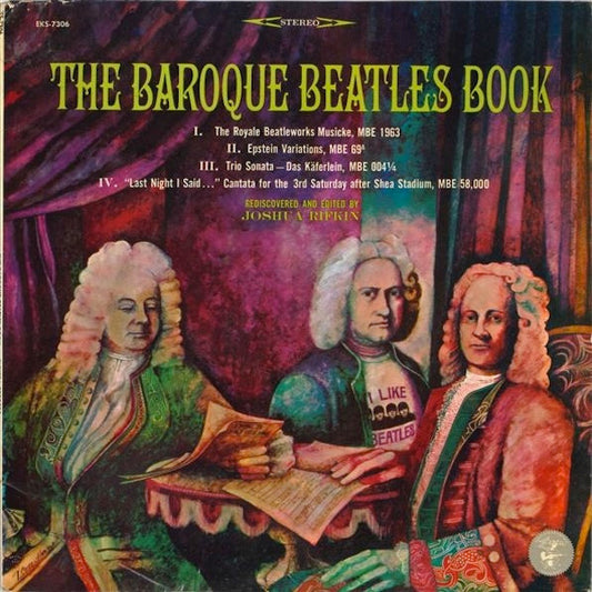 Joshua Rifkin : The Baroque Beatles Book (LP, Album, RP)