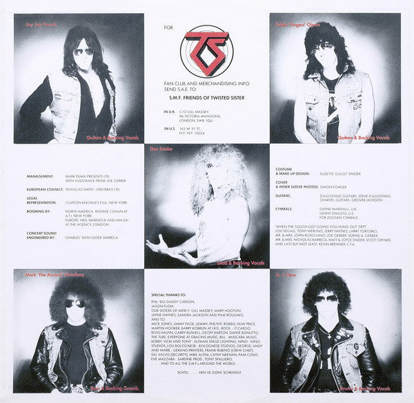 Twisted Sister : You Can't Stop Rock 'N' Roll (LP, Album)