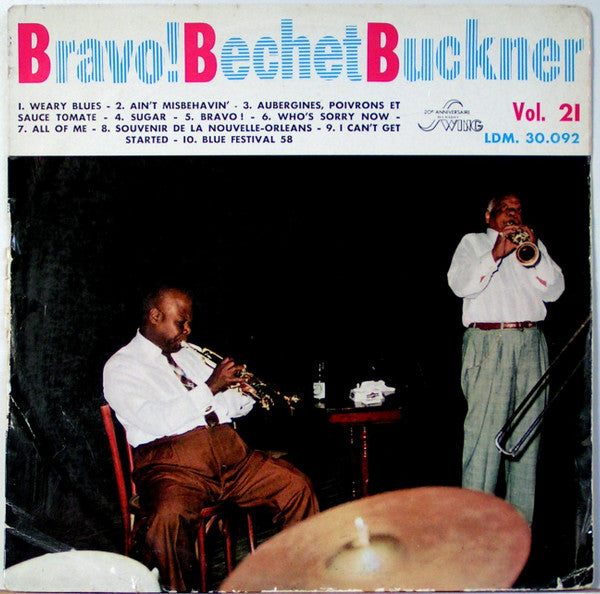 Sidney Bechet, Teddy Buckner : Bravo! Bechet Buckner (LP, Album)