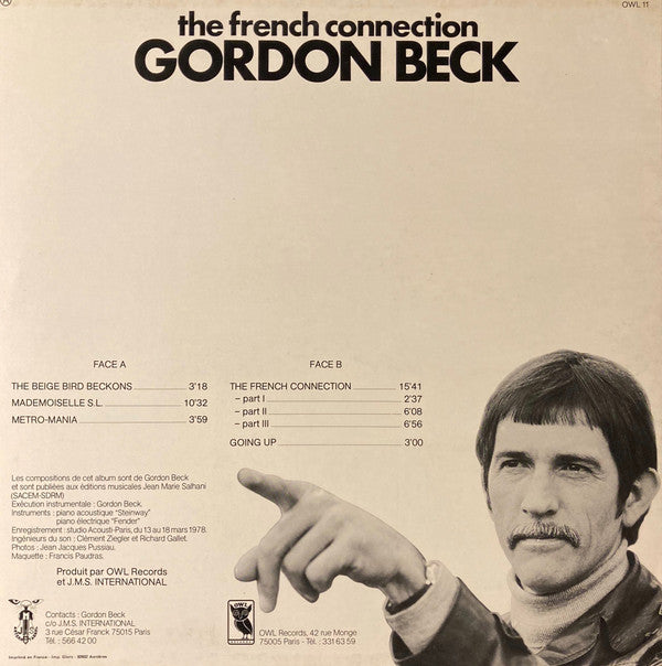 Gordon Beck : The French Connection (LP)