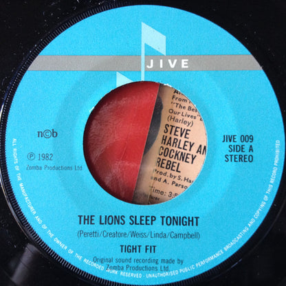 Tight Fit : The Lion Sleeps Tonight (7", Single)