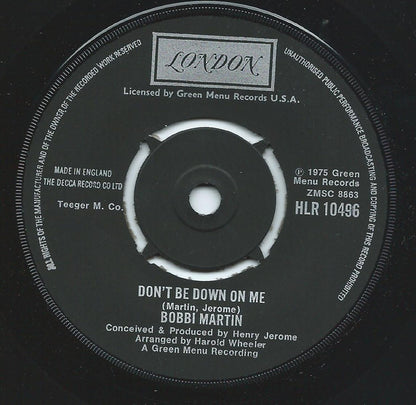 Bobbi Martin : Man Was Made To Love Woman (7")