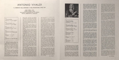 Antonio Vivaldi : Il Cimento Dell' Armondia E Dell Inventione, Opus VIII (3xLP)