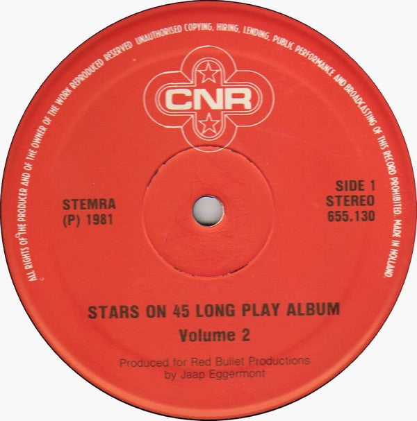 Stars On 45 : Stars On 45 Longplay Album (Volume II) (LP, Album)