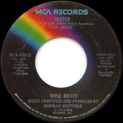 Rose Royce : Car Wash (7", Single, Glo)