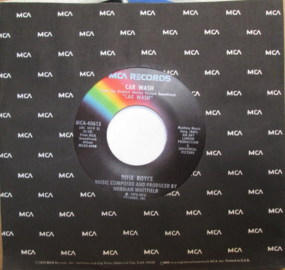 Rose Royce : Car Wash (7", Single, Glo)