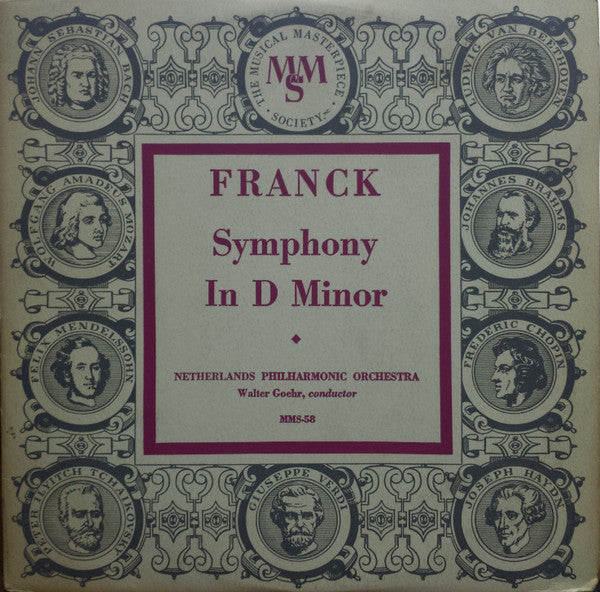 Nederlands Philharmonisch Orkest, Walter Goehr, César Franck : Symphony in D Minor (10")