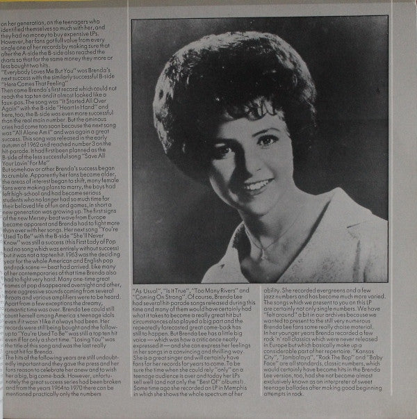 Brenda Lee : The Legends Of Rock (2xLP, Comp, RE, Gat)