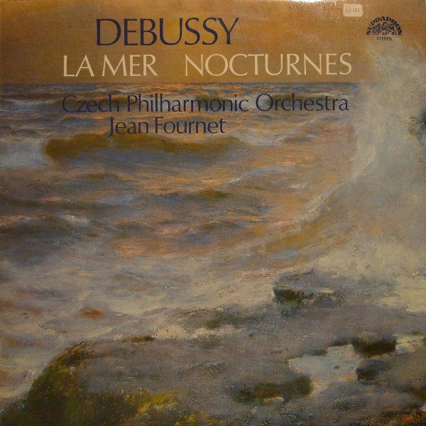 Claude Debussy, The Czech Philharmonic Orchestra, Jean Fournet : La Mer / Nocturnes (LP, RE, RP)