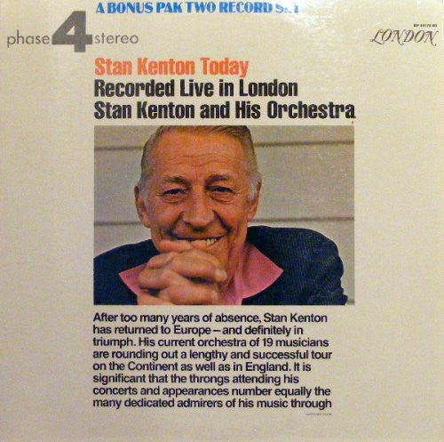 Stan Kenton And His Orchestra : Stan Kenton Today: Recorded Live In London (2xLP, Album, Promo)