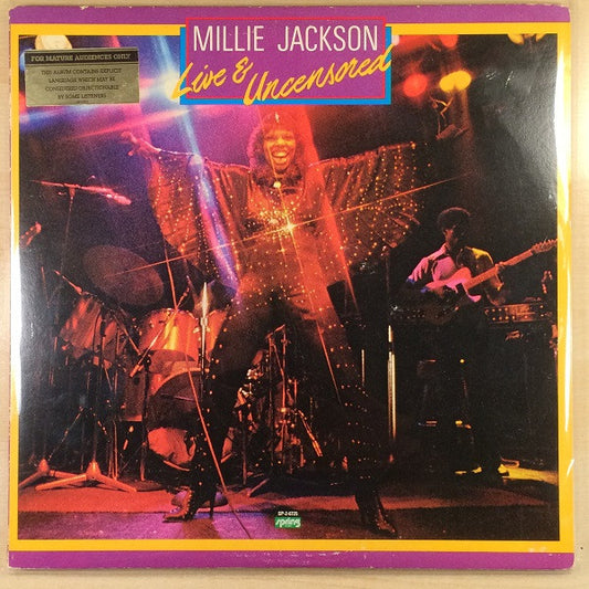 Millie Jackson : Live And Uncensored (2xLP, Promo, Gat)