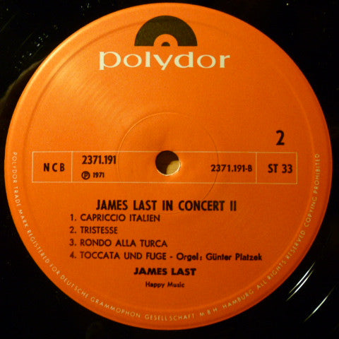 James Last : In Concert (LP, Album)