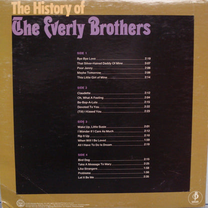 Everly Brothers : The History Of The Everly Brothers (2xLP, Comp, Gat)